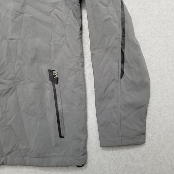 Port Authority Jacket Mens Large Gray Full Zip Pockets Outdoor Lightweight - Picture 3 of 12